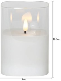 Świeczka LED na baterie (wysokość 12,5 cm) Flamme – Star Trading