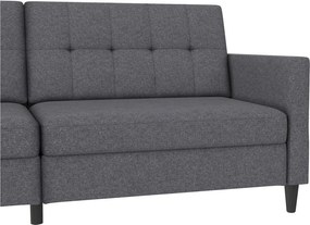 Szara rozkładana sofa 203 cm Hartford – Støraa