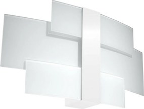 Kinkiet CELIA szklany biały