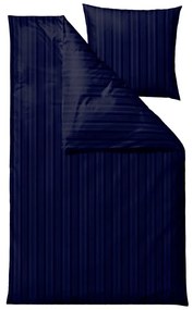 Ciemnoniebieska adamaszkowa pościel jednoosobowa 140x220 cm Noble – Södahl