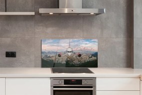 Panel nad Blat Kuchenny Samolot nad Miastem i Górami
