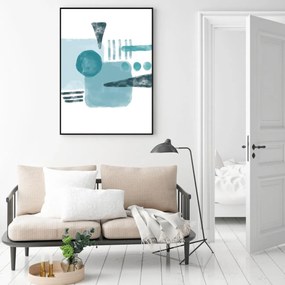 Plakat - Malowana abstrakcja (A4)