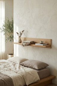 Półka ścienna loft 100 cm dąb cremona + dąb lefkas D4-H26