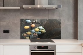 Szklany Panel Tradycyjne Pisanki i Bazie