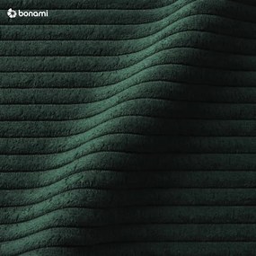 Ciemnozielony sztruksowy rozkładany narożnik (strona zmienna) Brave Dave – Miuform