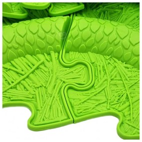 Woopie mata sensoryczna ortopedyczna puzzle wąż zielony 6 el.