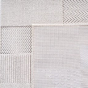 Dywan nowoczesny 3D Doha  kremowy 280 cm x 370 cm
