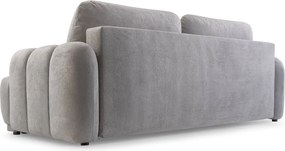 Sofa z Funkcją Spania CAMBIONA Rozkładana Szara Nowoczesna