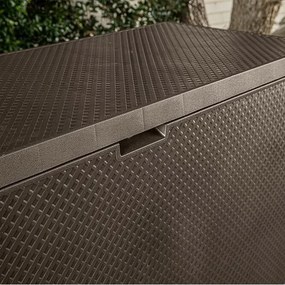 Keter Skrzynia ogrodowa do przechowywania Emily brązowy, 118 x 58 x 45 cm