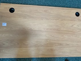 Biurko eCOMO 140x80cm dąb hickory z regulacją wysokości - powystawowe NOWY STYL
