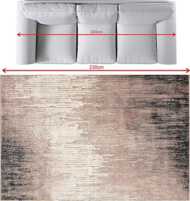 Dywan Sevilla dusty rose/paper white 160x230cm