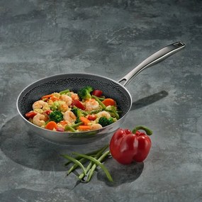 Kela Nierdzewna patelnia z powłoką ceramiczną Flavoria 28 cm