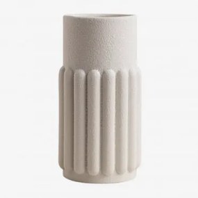 Wazon Ceramiczny Sabine Distressed White - Sklum
