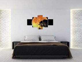 Obraz cieni w świetle księżyca (125x70 cm)