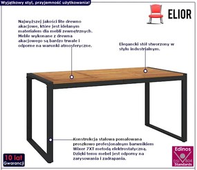 Elegancki stół ogrodowy - Flores