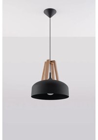 Czarno-beżowa lampa wisząca Nice Lamps Olla
