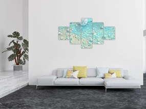 Obraz - Nadmorska atmosfera w turkusowych odcieniach (125x70 cm)