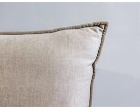 Beżowe tapicerowane łóżko dwuosobowe ze schowkiem ze stelażem 160x200 cm Jade – Bobochic Paris