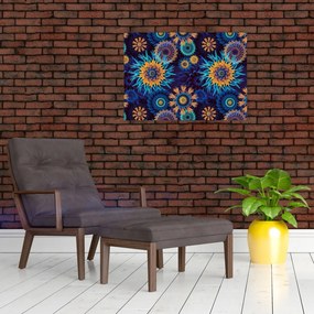 Obraz - kwiaty 3D (70x50 cm)