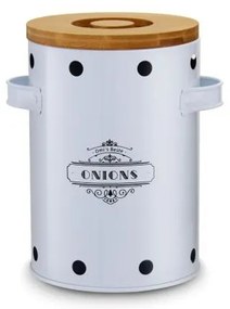 Metalowy pojemnik na cebulę i czosnek – Dakls
