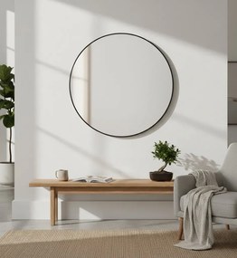 Okrągłe lustro czarne B1-C95