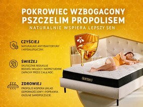 Materac piankowy chłodzący iMemory S+ Silver Propolis 20cm 90x200 cm