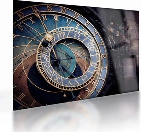 Obraz na szkle - Praski zegar astronomiczny, Praga (70x50 cm)