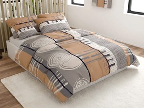 PrzytulneMieszkanie.pl PrzytulneMieszkanie.pl Bawełniana pościel PINIA szara Rozmiar pościeli: 70 x 90 cm | 140 x 200 cm