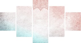 Obraz - Mandale na ścianie 2 (125x70 cm)