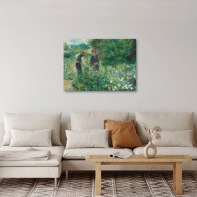 Obraz - Auguste Renoir, Picking Flowers, reprodukcje (70x50 cm)