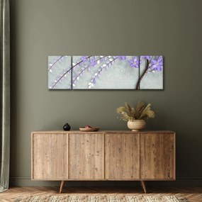 Obraz - Fioletowy deszcz (170x50 cm)