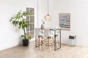 Loftowy stół barowy w kolorze drewna Seaford dąb