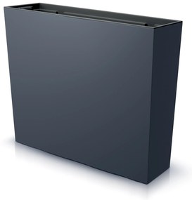 Donica ogrodowa z wkładem Urbi Case Tower 77 x 23,5 x 68,5 cm antracytowy PROSPERPLAST