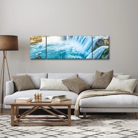 Obraz - Wodospad Godafoss (170x50 cm)