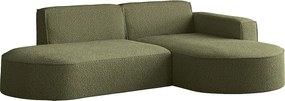 Narożnik Parma Studio, do salonu, tkanina Quelle, prawy, zielony (38)