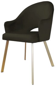 Krzesło obrotowe Velvet podstawa Profil złota MG05