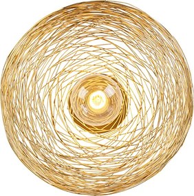 Designerska lampa sufitowa złota - Sarella