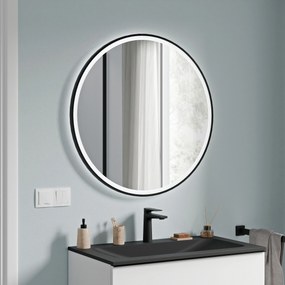 Lustro łazienkowe VARO FRAME okrągłe