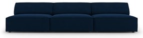 Ciemnoniebieska aksamitna sofa 240 cm Jodie – Micadoni Home