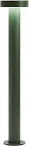 Stołek - Słupek ogrodowy LED 12 W, IP65, 960 lm, wys. 60 cm, 3000 K, malowany aluminium, słupek zewnętrzny, zielony - Perenz