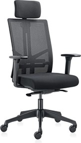 Krzesło biurowe WATT 1+1 GRATIS, czarny