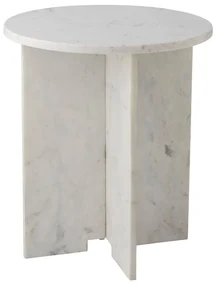 Marmurowy okrągły stolik ø 46 cm Jasmia – Bloomingville