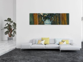 Obraz - Paul Cézanne, Vase of Flowers, reprodukcje (170x50 cm)