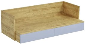 Biurko modułowe hikora + niebieski horyzont - Afilia 3X