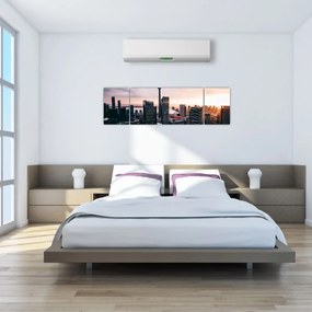 Obraz - Widok na centrum miasta (170x50 cm)