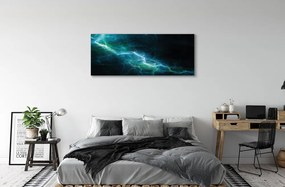 Duży obraz na płótnie Fraktalne Pioruny