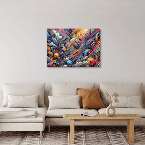 Obraz - Kolorowe graffiti (70x50 cm)
