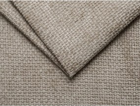 Beżowe tapicerowane łóżko dwuosobowe bez zagłówka 140x200 cm Whale – Micadoni