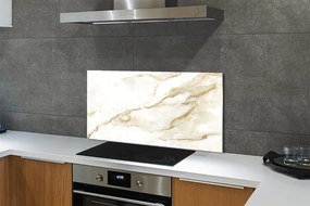 Panel szklany do Kuchni Płytka Marmurowa w Zbliżeniu