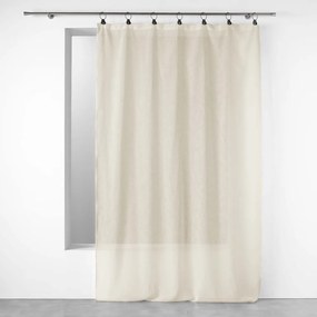 Beżowa firanka z woalu 140x240 cm Linka – douceur d'intérieur